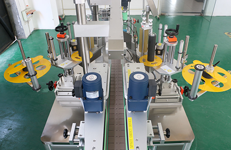 圆瓶不干胶双面贴标机 圆瓶不干胶双面贴标机