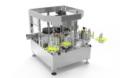 全自动回转式不干胶贴标机-XTHZ-720J型 全自动回转式不干胶贴标机-XTHZ-720J型