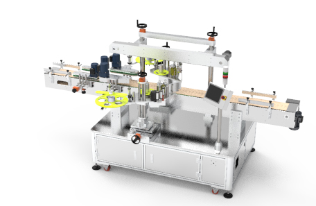 双面兼圆瓶不干胶贴标机
