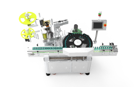 高速回转式西林瓶不干胶贴标机 高速回转式西林瓶不干胶贴标机