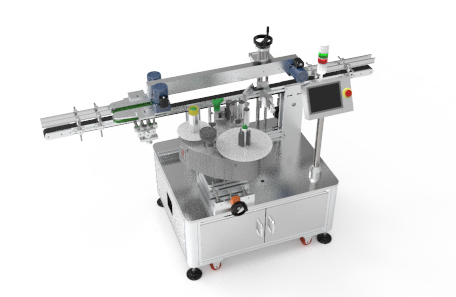 纸盒平面转角不干胶贴标机 纸盒平面转角不干胶贴标机