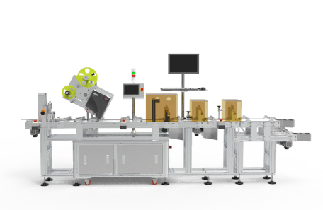 未定型盒分页不干胶贴标机 未定型盒分页不干胶贴标机