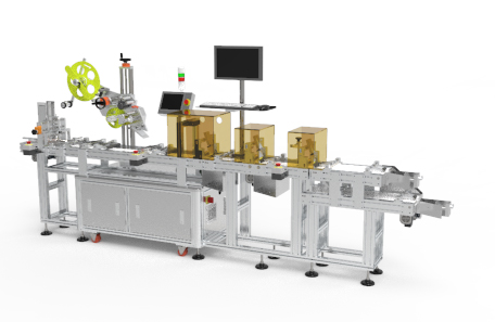 包装袋分页贴标机 包装袋分页贴标机