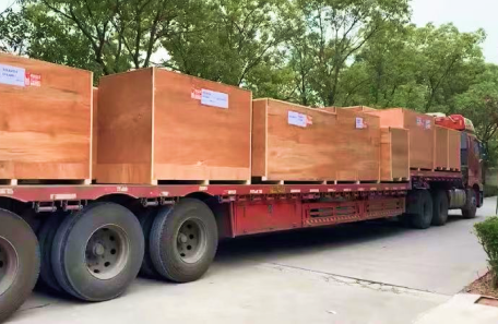 设备经过出厂检验即将远跨重洋