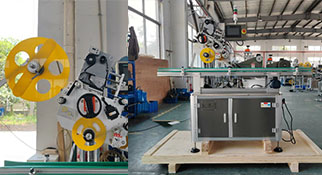 6月3日发货-天津客户订购1台定制型平面贴标机