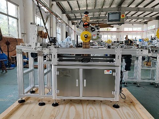 2025.6.18孟加拉分页平面不干胶贴标机